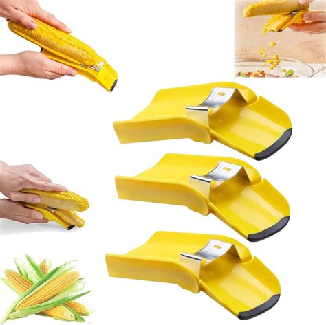 BingHuiKJ Fast Corn Cob Separator Peeler Easily Peel Your Corn Cobs