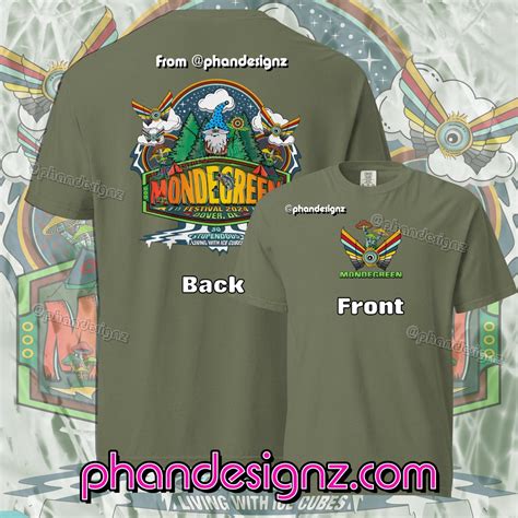 Phish Inspired Mondegreen 2 Sided Unisex Shirt Mondegreen Festival