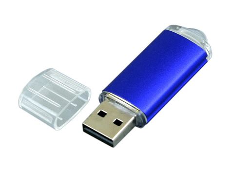 USB 2.0- флешка на 16 Гб с прозрачным колпачком (арт. 6018.16.02 ...
