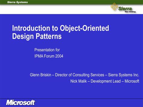 PPT - Introduction to Object-Oriented Design Patterns PowerPoint Presentation - ID:1367543