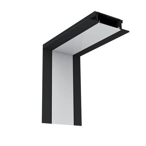 Inside Corner For Led Profiles S Black Recessed Elmark