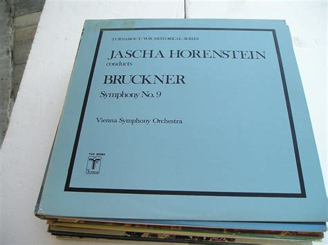 Jascha Horenstein Conducts Bruckner Symphony No 9 Turnabout Vox