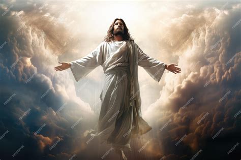 Premium Photo Second Coming Of Jesus Christ Ascension Of Jesus In