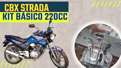 HONDA CBX 200 STRADA PREPARADA PRA 220CC KIT BÁSICO PROJETOS ALEMÃO