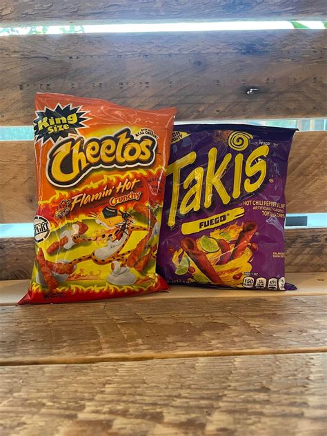 Takis Flaming Hot Cheetos Tik Tok Item Hot And Spicy Etsy