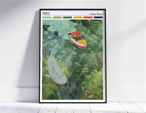 Ponyo Poster Studio Ghibli Print Studio Ghibli Poster Ponyo Print