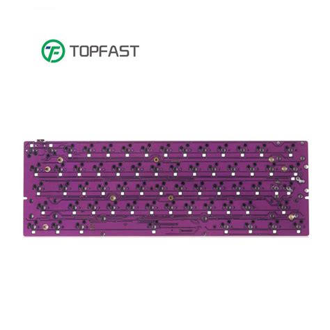 Custom Made Prototype Circuit Board Factory Hot Swap RGB USB C ISO ANSI Qmk Via Keyboard 60 PCB