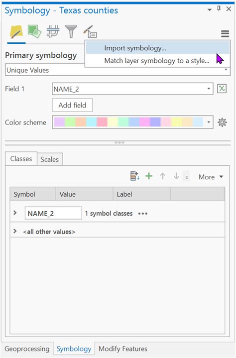 Symbology Using Save Symbol To Style For Layer With Unique Values