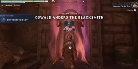 Enshrouded: Find blacksmith Oswald Anders – Blacksmiths, smelters ...