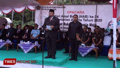 Upacara Hab Ke 74 Ini Pesan Wagub Al Yasin Times Indonesia