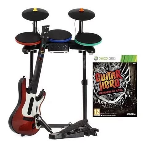 Guitar Hero Warriors Of Rock Para Xbox Bundle Paquete Meses Sin