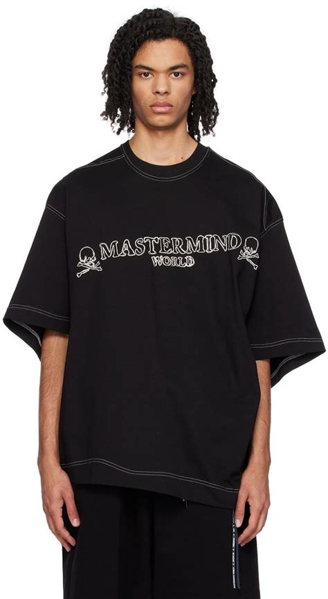 Mastermind World Black Bonded T Shirt In Shirts T Shirt Tee