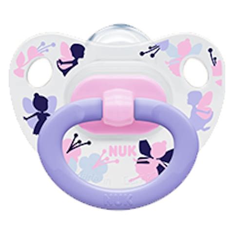 Nuk Baby Pacifier 0 6 Months Silicone Girl Pink Purple Toddler Newborn