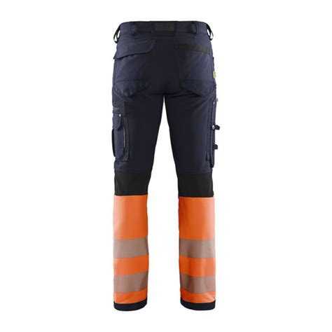 Bl Kl Der Werkbroek Met Weg Stretch High Vis Aworkx