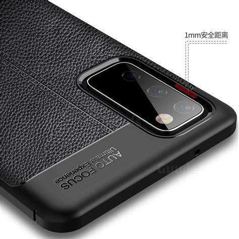 Luxury Auto Focus Litchi Texture Silicone Tpu Back Cover For Samsung