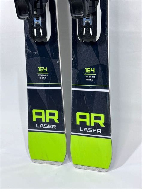 834 Stockli Laser AR Skis 154 Cm W Salomon Z11 Demo Bindings