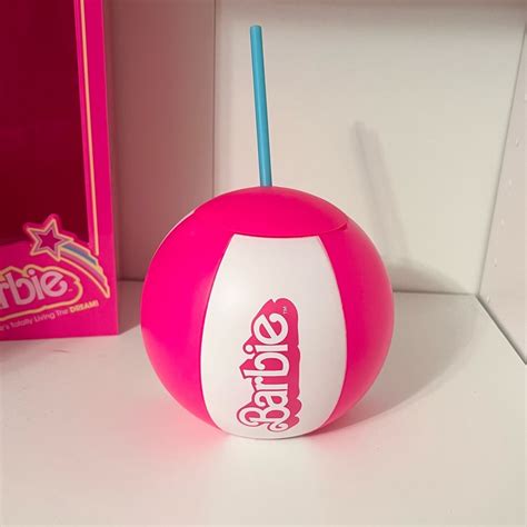 Barbie Box And Barbie Beach Ball Cup Limited Edition Gem