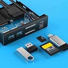 GRAUGEAR 6 Schnittstellen Front Panel In 3 5 Zoll USB3 2 Gen2 2x2