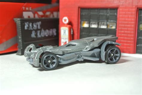 Hot Wheels 2017 Batman V Superman Movie Batmobile Gray Loose 1 64