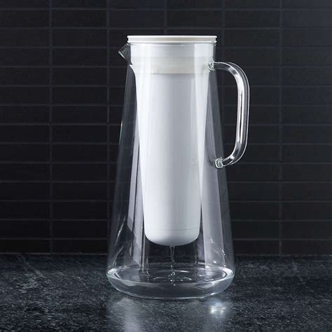 Lifestraw 7 Cup Glass Water Filter Pitcher Reviews Crate And Barrel