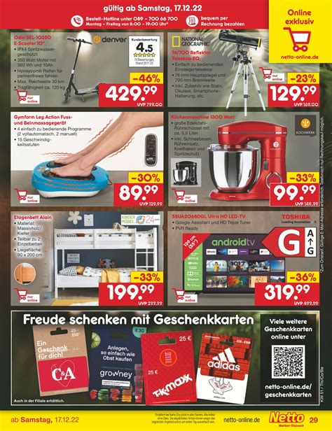 Netto Marken Discount Aktueller Prospekt 19 12 24 12 2022 29