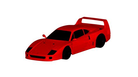 3d File Ferrari F40・3d Printer Design To Download・cults