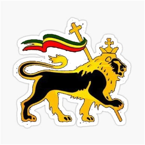 The Lion Of Judah Sticker For Sale By Natey13 Redbubble