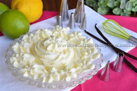 Receita De Chantilly Saborizado Fava De Baunilha Receitas E