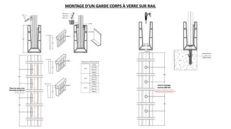 Profil Rail En Aluminium La Fran Aise Pour Garde Corps En Verre