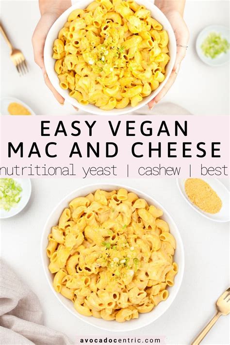 Easy Vegan Mac And Cheese Nutritional Yeast Loverstashok