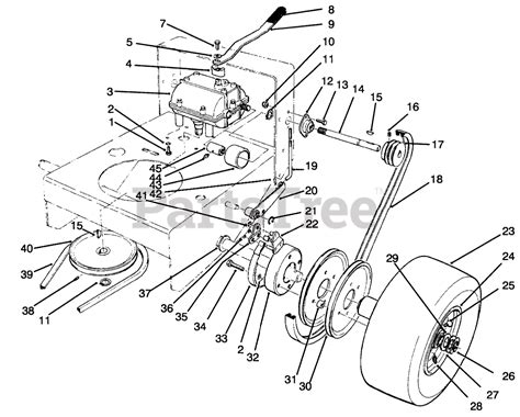 Toro 30165 Toro Proline Walk Behind Mower Gear Drive 12 5hp Sn 049000001 049999999