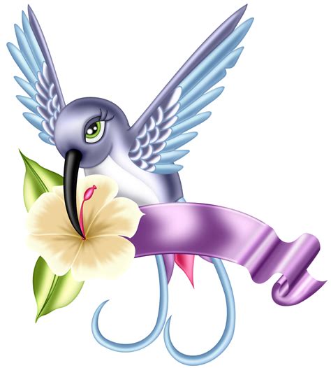 Hummingbird Vector Clip Art