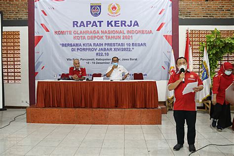 Rapat Kerja Koni Kota Depok Komitmen Raih Besar Di Porprov Jabar Xiv