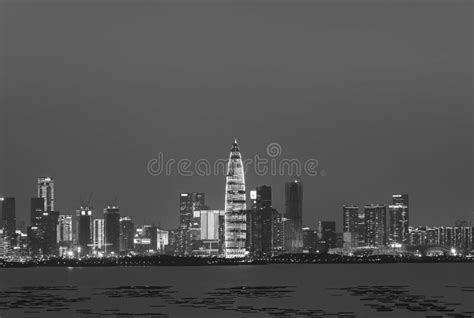 Skyline of Shenzhen City, China Stock Image - Image of district, illuminate: 184181971