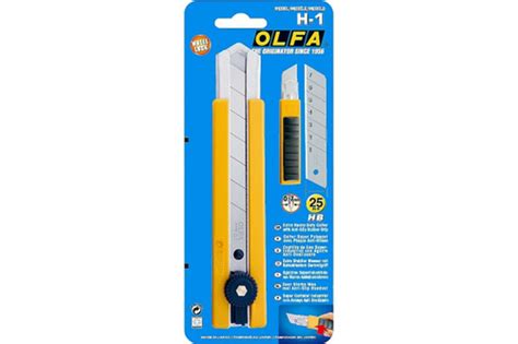 Нож OLFA OL-H-1, с выдвижным лезвием 25 мм - купить с доставкой по ...