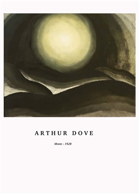 Arthur Dove Moon Poster Hakyarts