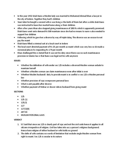 Shah Bano CASE 1985 | PDF | Electricity | Electrical Engineering