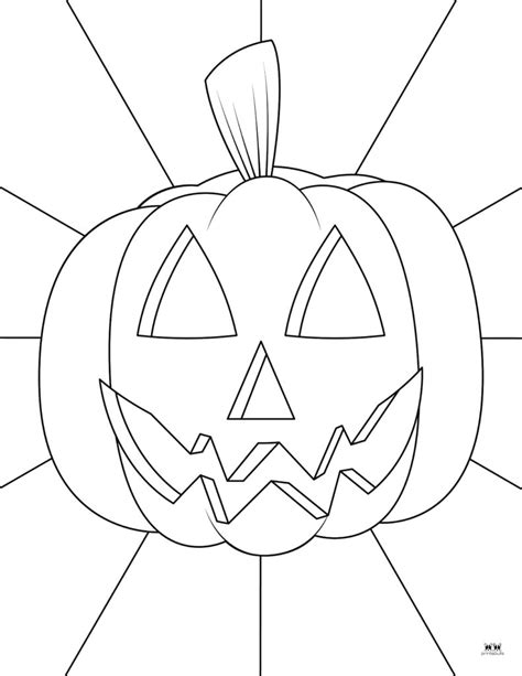 Jack-o'-Lantern Coloring Pages - 25 FREE Pages - PrintaBulk