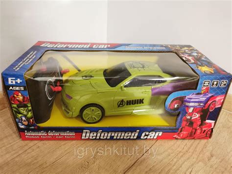 Трансформер "Халк" на пульте управления, свет, арт.8803A