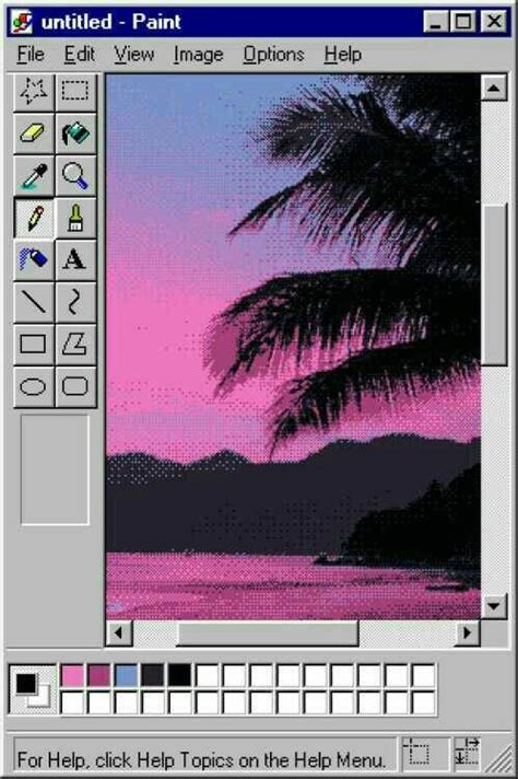 Ms Paint Aesthetic Hitvol