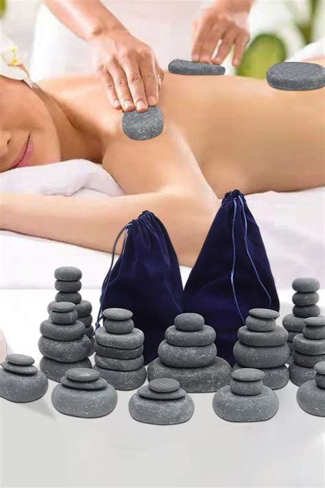 Massage Relaxation Pcs Basalt Massage Hot Stone Massage Set For Spa Massage Therapy Muscle
