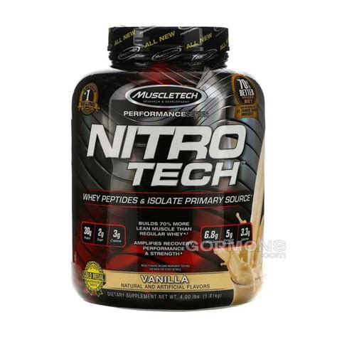 Buy Online Протеин Muscletech Nitro Tech Performance 1 8 Kg Muscle Tech € 143