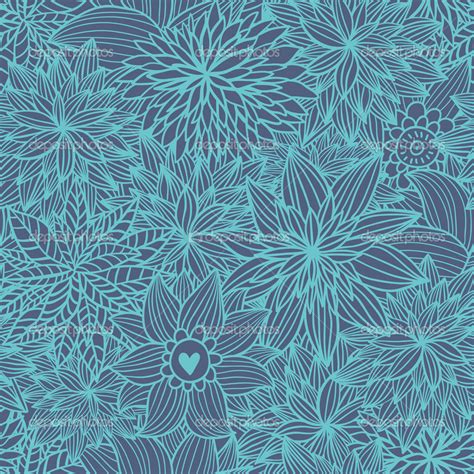 Floral seamless pattern in vector Stock Vector by ©smilewithjul 25015791