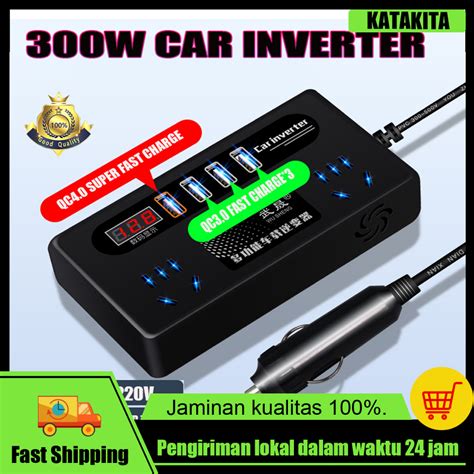 Jual Pengisi Daya Inverter Mobil Universal 12v24v Ke 220v Multi Fungsi