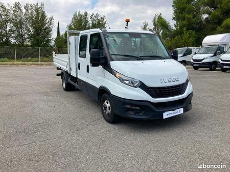 Iveco Lkw Trucks Iveco C Benne Double Cabine Coffre Clim Auto