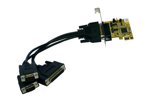 EX-44343 Scheda Multi I/O 2S Seriale RS-232 /1P Parallela PCIe (MosChip ...