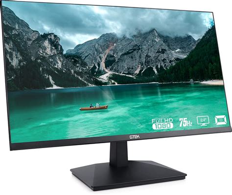 Amazon.com: GTEK Monitor de computadora de 24 pulgadas 75Hz sin marco ... 