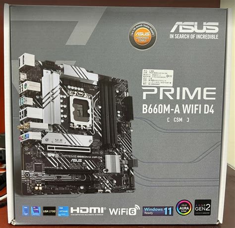 ASUS PRIME B660M-A WIFI D4 簡單開箱 輕鬆聊 @ 傻瓜狐狸的雜碎物品 :: 痞客邦