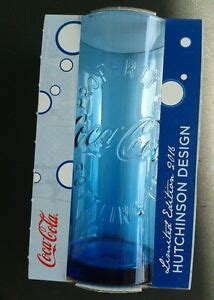 Coca Cola Glas Mcdonalds Hutchinson Design Blau Neu Ovp Limited Edition