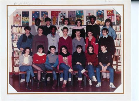 Photo De Classe 3° De 1985 Collège Raymond Poincaré Copains Davant